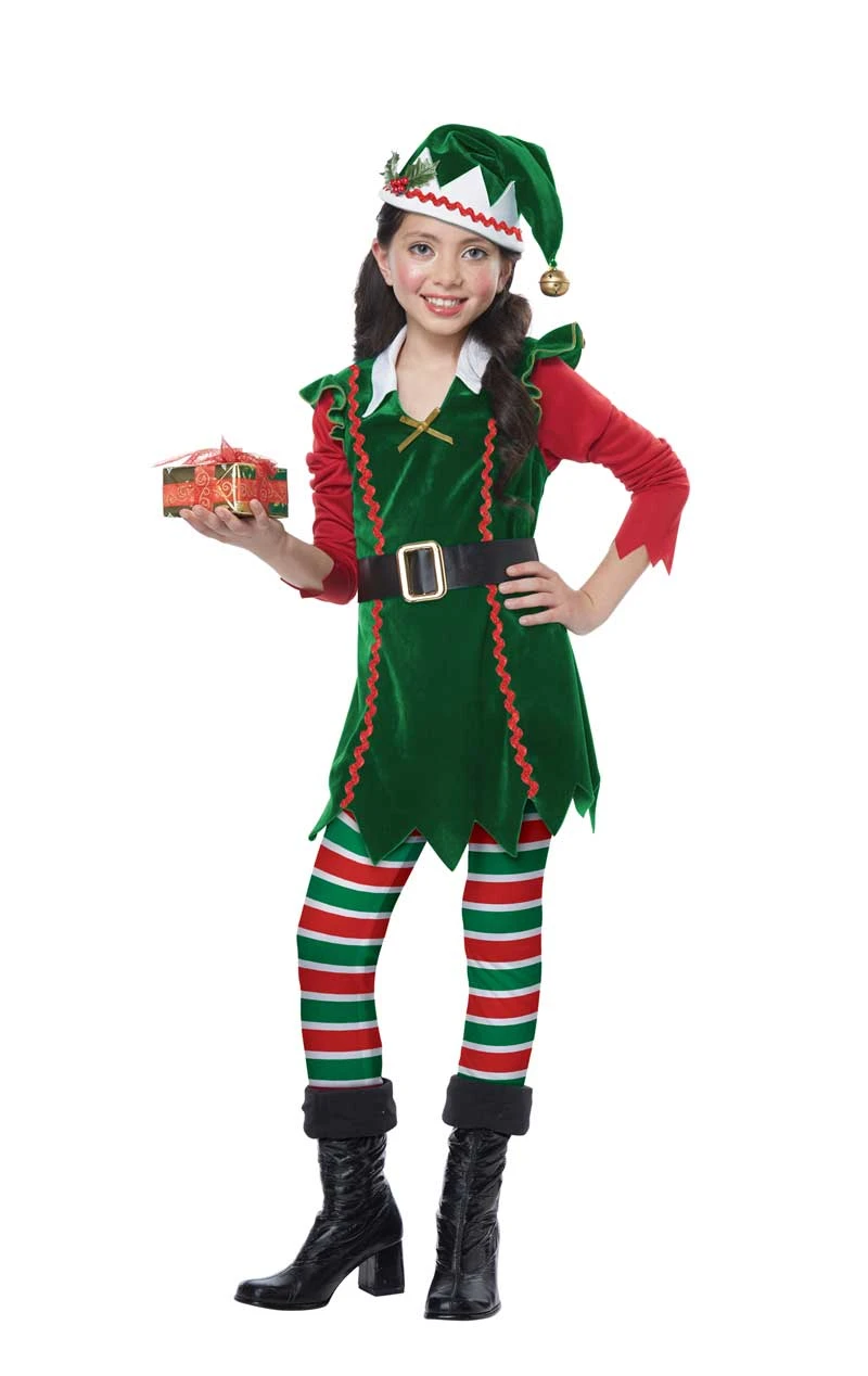 GENERIC Kids Festive Elf Costume 4 GENERIC Kids Festive Elf Costume - Image 2