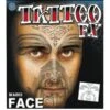 Maori Face Temp Tattoo 2 Maori Face Temp Tattoo -Palmer Sales maori face temp tattoo 792282