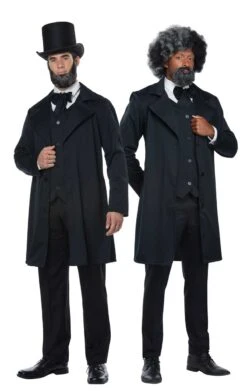 GENERIC Mens Abraham Lincoln/Frederick Douglass Costume 9 GENERIC Mens Abraham Lincoln/Frederick Douglass Costume -Palmer Sales mens abraham lincolnfrederick douglass costume 323470