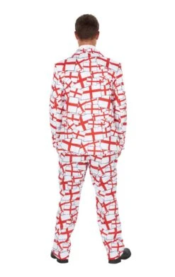 GENERIC Mens St George England Flag Suit 7 GENERIC Mens St George England Flag Suit -Palmer Sales mens st george england flag suit 740306