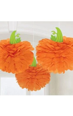 AMSCAN Paper Pumpkin Hanging Decorations