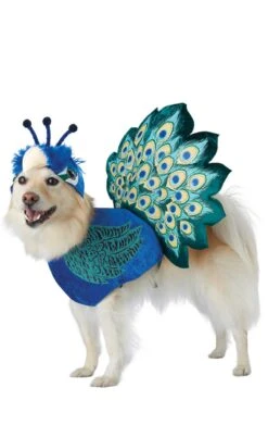 GENERIC Pretty As A Peacock Dog Costume