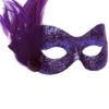 GENERIC Purple Glitter Masquerade Facepiece -Palmer Sales purple glitter masquerade facepiece 635110