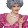 GENERIC Short Grey Granny Wig Accessory -Palmer Sales short grey granny wig accessory 816678