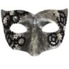 GENERIC Silver Masquerade Facepiece -Palmer Sales silver masquerade facepiece 208557
