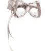 GENERIC Silver Masquerade Facepiece 2 GENERIC Silver Masquerade Facepiece -Palmer Sales silver masquerade facepiece 516509