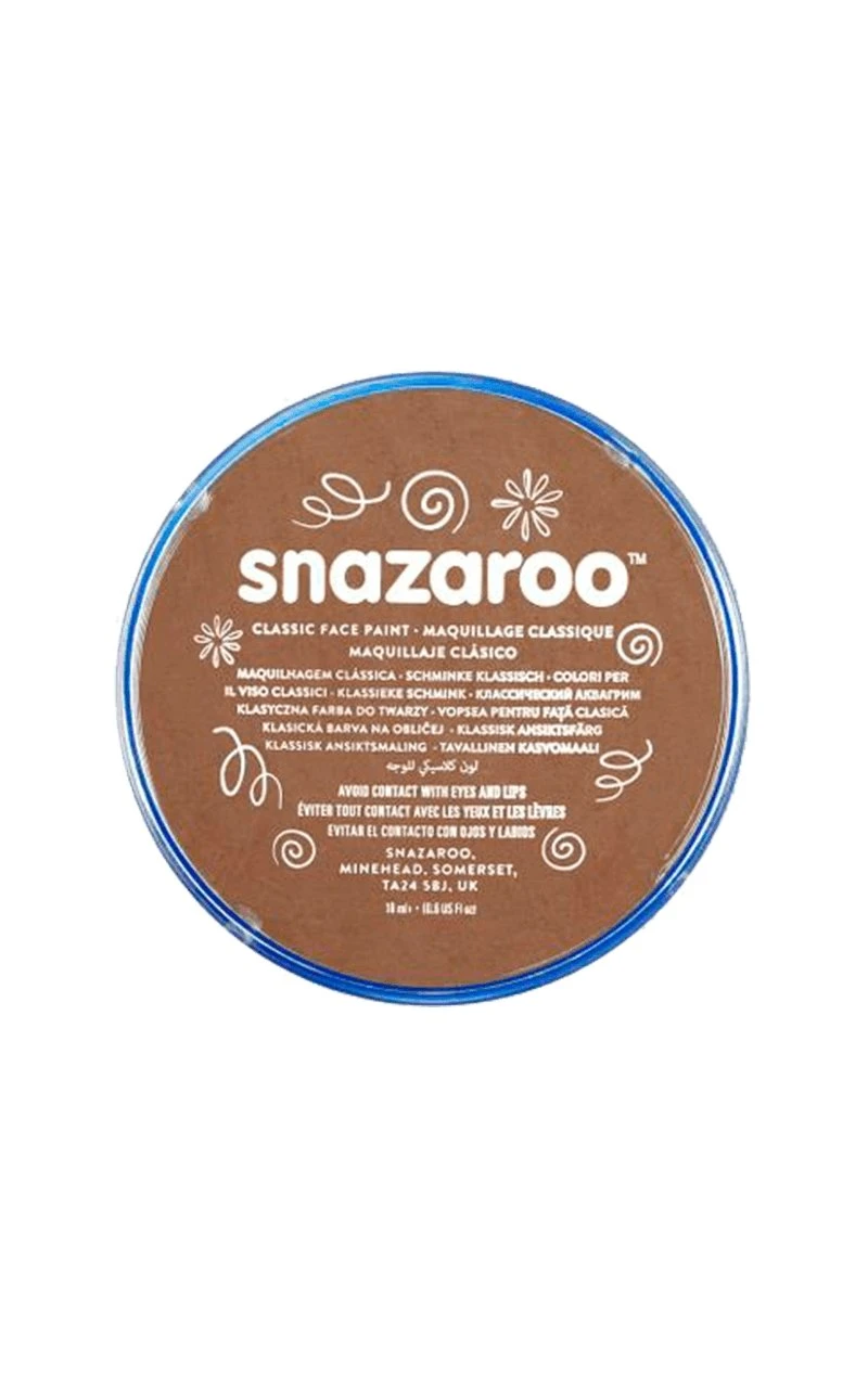 Snazaroo Light Brown Face Paint 3 Snazaroo Light Brown Face Paint