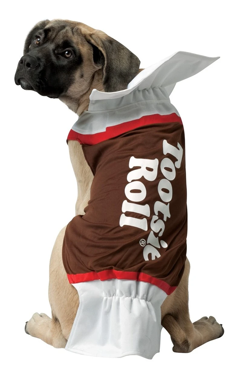GENERIC Tootsie Roll Dog Costume 3 GENERIC Tootsie Roll Dog Costume