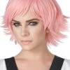 GENERIC Unisex Pink Feathered Cosplay Wig -Palmer Sales unisex pink feathered cosplay wig 139126