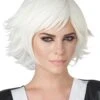 GENERIC Unisex White Feathered Cosplay Wig -Palmer Sales unisex white feathered cosplay wig 483402