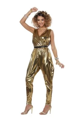 GENERIC Womens 70s Glitz & Glamour Costume