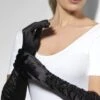 GENERIC Womens Long Black Temptress Gloves Accessory -Palmer Sales womens long black temptress gloves accessory 529986