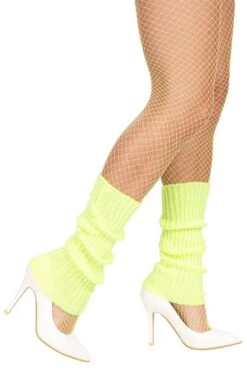 GENERIC Yellow Neon Leg Warmers